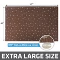 thumbnail image 3 of Drymate CKP2742MBNSTP Dog Crate Mat, Kennel Pad Liner (27" by 42") Brown, 3 of 7