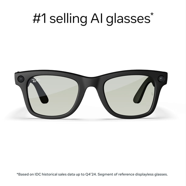 Ray-Ban | Meta Wayfarer (Gen1) - Matte Black, Clear Green