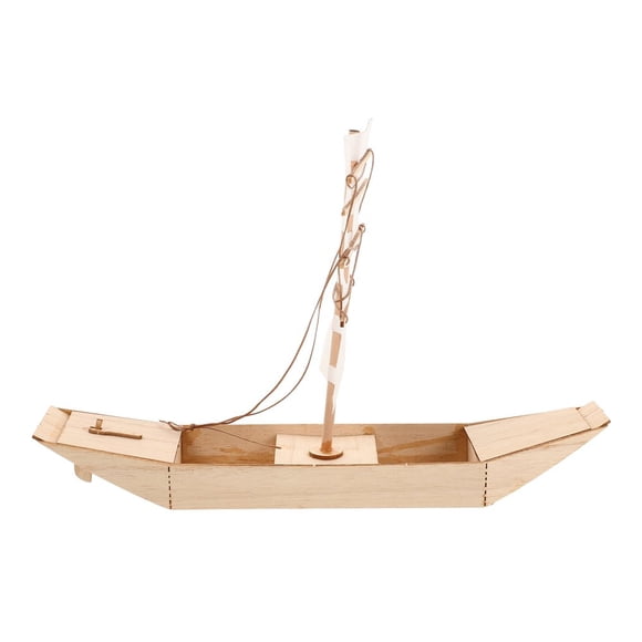 EIGTHTAIL Wooden Sailboat Model Kit Diy Wood Puzzle Boat For Kids Unfinished Wooden Boat Set Home Decor Diy Assembly Boat Model Diy Sailboat Model