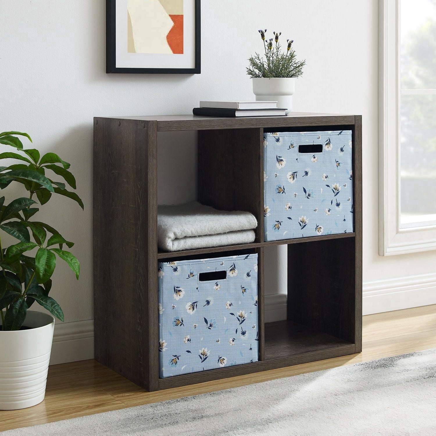Gorham 4 Cubby Armoire de rangement en Espresso