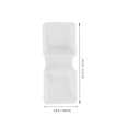 thumbnail image 2 of 3 Pcs Durable Japanese Style Ceramic Plates Household Dining Table Plates (White), 2 of 8
