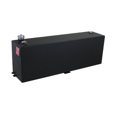RDS Réservoirs de Transfert de Liquide 71212PC Approuvé à Pois; Essence Ou Diesel; Capacité de 60 Gallons; Rectangulaire; Motif Diamant Enduit de Poudre; Noir; Aluminium