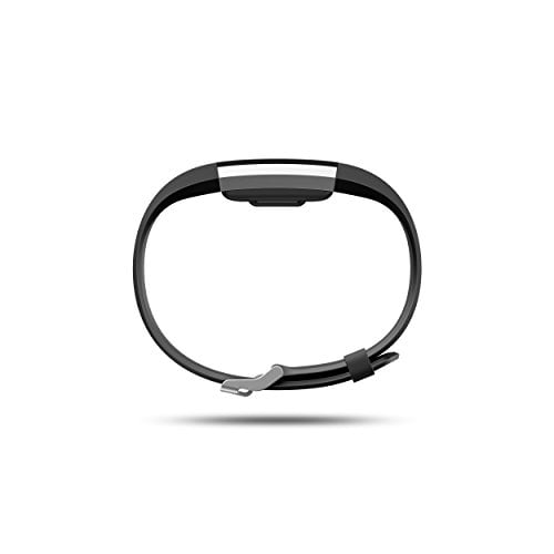 Refurbished Fitbit FB407SBKSCAN Charge 2 Wireless Heart Rate + Activity Tracker, S Black