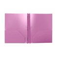 thumbnail image 1 of Two Pocket File Folder with Three Hole Punch Prong Fasteners Durable Heavy Duty Poly Folders for School and Document Organization, 1 of 3