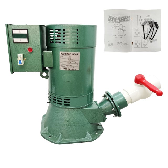 Générateur Hydroélectrique Automatique Turbine Pelton à Excitation Réglable 220V Monophasé