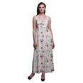 thumbnail image 1 of Bimba Floral Printed Adjustable Spaghetti Strap Long Maxi Dress Summer Beachwear-Large, 1 of 6