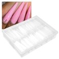 thumbnail image 4 of Extra Long Nail Tips, Artificial French Extra Long Long Nail Tips  For DIY Nail Salon Home Use For Nail Tips Charming Transparent, 4 of 8