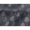 thumbnail image 4 of oneOone Viscose Jersey Fabric Tree & Giraffe Block Print Fabric By The Yard 60 Inch Wide, 4 of 5