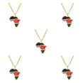 thumbnail image 2 of Maytalsory Collier Léger et Confortable avec Pendentif Africa Map Déclaration Kenya 5Set, 2 of 6
