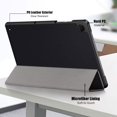 thumbnail image 3 of Tri-fold Full-Coverage Protective Case for Tablet with Stand Function, Made of Imitation Leather, Anti-drop and Scratch-resistant, 3 of 8