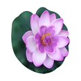 thumbnail image 2 of MesaSe 1Pc Simulation Lotus Flower Mini Artificial Pond DIY Home Fish Tank Decoration Peach Red, 2 of 13