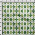 thumbnail image 4 of oneOone Polyester Spandex Green Fabric Check Argyle Craft Projects Decor Fabric Printed By The Yard 56 Inch Wide, 4 of 4