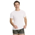 thumbnail image 2 of Jockey T-Shirt de Dessous à Col Rond Extensible en Coton pour Homme - Lot de 6, 2 of 6