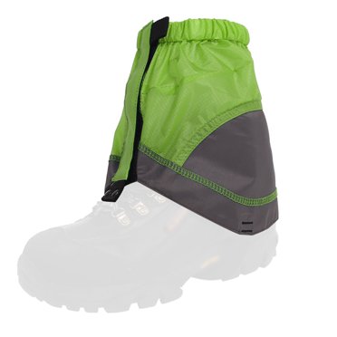 yeacher Guêtres de Cheville Légères en Nylon pour la Randonnée - Imperméables, Protection contre la Boue et les Insectes - Couvre-Jambes d'Extérieur Vert/gris