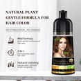 thumbnail image 4 of Herbishh Chestnut Brown Color Shampoo for Gray Hair, Permanent, Men & Women (500 ml), 4 of 9