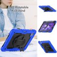 thumbnail image 4 of XYX For iPad Air 5th/4th Generation 10.9 inch 2022/2020 Case, 360 Rotating Shockproof Cover with Stand, Screen Protector, Shoulder Strap, Blue, 4 of 7