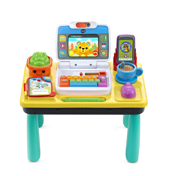 VTech Little CEO Learning Desk Toddler Activity Center - Toddler Toys - English Version, 9-36 Months
