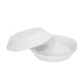 thumbnail image 2 of Papier de Cuisson pour Friteuse, Antiadhésif Rond Résistant à l'Huile Papier de Cuisson Résistant à la Chaleur Bord Surélevé Qualité Alimentaire pour Ménage Blanc, 2 of 8