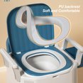 thumbnail image 3 of Portable Toilet Chair, Adjust Height Bedside Commode Toilet  For Bedroom, 3 of 8