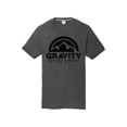 thumbnail image 1 of Gravity Outdoor Co. Youth Performance T-Shirt - Black Logo - Charcoal - Large, 1 of 2