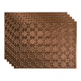 thumbnail image 1 of Fasade 18in x 24in Traditional Style 6 Oil Rubbed Bronze Backsplash Panel 5 Pack, 1 of 5