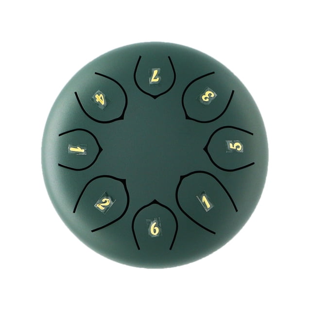Birdeem 6 Inch 8 Notes Steel Tongue Drum,Premium Adults Music Hand Drum Instrument,Clean Clear Ethereals Sounds
