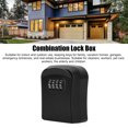 thumbnail image 3 of Combination Lock Box Key Lock Box Combination Lock Box Wall Mounted Waterproof Lock Box Inside And Outside Key Storage Box Combination Padlocks, 3 of 7