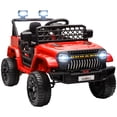 thumbnail image 1 of Qaba 12V Toddler Ride on Truck Car, Electric RC Car for Kids, Gift for Boys & Girls, Red, 1 of 10