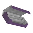 thumbnail image 1 of 550 CARD CASE + Divider-Trading Card Deck Box Deck Storage 405x200x90mm Purple, 1 of 9