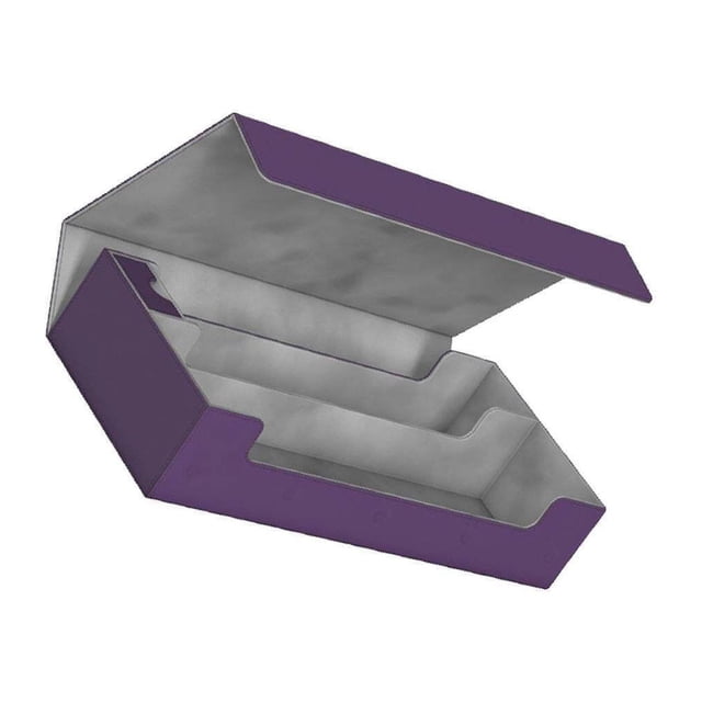 550 CARD CASE + Divider-Trading Card Deck Box Deck Storage 405x200x90mm Purple