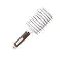 thumbnail image 2 of Curved Vented Detangling Hair Brush with Round Glazed Teeth for Curly, Detangling, Wavy Hair Ergonomic Design with  Suspend Hole, Suitable Hair Type: Curly, Detangling, Wavy, 2 of 8