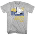 thumbnail image 1 of Jaws Goin Swimming Gris Chiné T-Shirt pour Adulte, 1 of 2