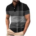 thumbnail image 2 of Weiqiqre Shirts T - Chemises pour Hommes T-Shirt à Manches Courtes à Blocs de Couleur Col Rond Chandail Décontracté Basique Chemises, 2 of 4