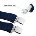 thumbnail image 2 of Buyless Fashion Bretelles Texturées Robustes pour Hommes - Sangles Ajustables de 48 Pouces 1 1/4 Pouces - Forme en Y, 2 of 7