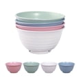 thumbnail image 4 of wycnly Wheat Straw Bowls Set of 4 Microwave Dishwasher Safe Cereal Bowl BPA Free Eco Friendly Plastic Alternative 18 cm, 4 of 8