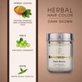 thumbnail image 2 of Khadi Herbal Dark Brown Henna - 150 ml, 2 of 2