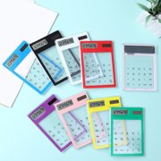 Vaidha Transparent Calculator, Solar Computer,Calculator With Solar Calculator, Screen Calculator,