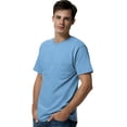 thumbnail image 1 of Hanes TAGLESS Men`s Pocket T-Shirt, L, Carolina Blue, 1 of 1