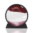 thumbnail image 2 of EDHITNR Liquidation Sable en Mouvement Art Image Ronde Verre 12 Pouces Sablier Sable Naturel Qui s'Écoule Image Sable en Mouvement Sablier 50 ml Black and Friday Deals 90 % off, 2 of 6