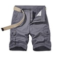 thumbnail image 1 of Diufon Men's Athletic Shorts Drawstring Waisted Outdoor Sport Shorts Spring Summer Hiking Shorts with Pockets, 1 of 3