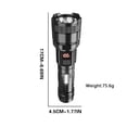 thumbnail image 3 of Mini LED Flashlight Rechargeable USB & Type-C | Outdoor Portable Strong COB Side Light | Long Range Brightness | Durable Lightweight Tool for Camping, Hiking, Emergency, 3 of 9