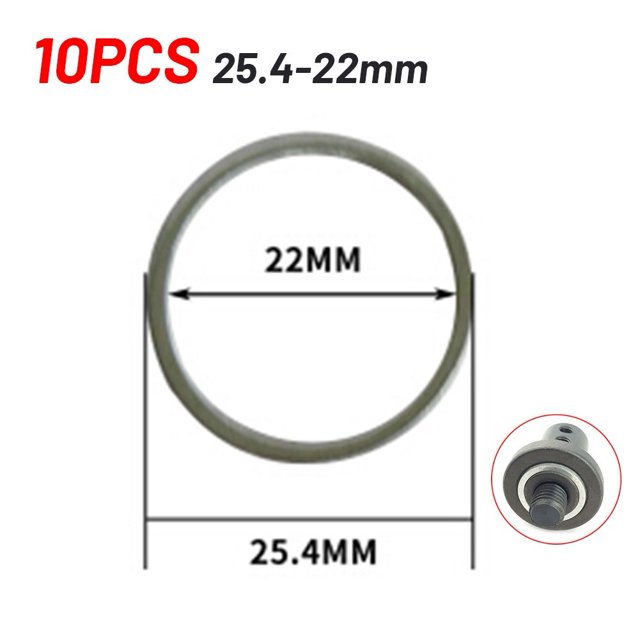 10pc Scie Rondelle de Coupe Bague Adaptateur Anneau Lame Ouverture Changer Rondelle