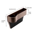 thumbnail image 2 of Meitianfacai Car Seat Filler, Multifunctional Seat Storage Box With Cup, And Hole Position With USB Car Charger（Left Side）, 2 of 2