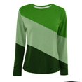 thumbnail image 4 of Birdeem Women's Solid Round-Neck Long Sleeve Top, 4 of 12