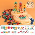 thumbnail image 2 of Boîte à Outils de Réparation pour Enfants Jouets Garçons Menuisier Outil de Réparation Ensemble de Boîte à Jouets Jouet Éducatif de Construction en Bois, 2 of 20