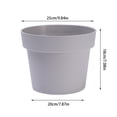thumbnail image 3 of TIELUTT Jardinière Grande Capacité Pot Hollen Succulente Balcon Vert Support de Pot de Fleurs Succulentes Ciment Fleur pour Étagère Intérieure Fleur Intérieur Auto-Arrosage Fleur Très Grande Extérieur, 3 of 3