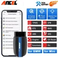 thumbnail image 1 of ANCEL BD300 Wireless OBD2 Scanner Fits for BMW MINI Rolls Royce Vehicles, All Systems Automotive Diagnostic Scan Tool Code Reader with Car Battery Registration Oil EPB TPS Reset, 1 of 7