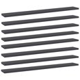 thumbnail image 1 of vidaXL Bookshelf Boards 8 pcs Grey 80x10x1.5 cm Engineered Wood, 1 of 4