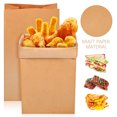 thumbnail image 4 of OUNONA 120Pcs Large Kraft Paper Bags for Treats Snacks Bread Food Storage Brown, 4 of 4