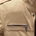 thumbnail image 4 of Qertyioot Jacket for Men Hooded Winter Fashion Long Sleeve Solid Zipper Coat, 4 of 4
